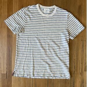 SOL ANGELES Blue & White Men's Short Sleeve T-Shirt Size Large